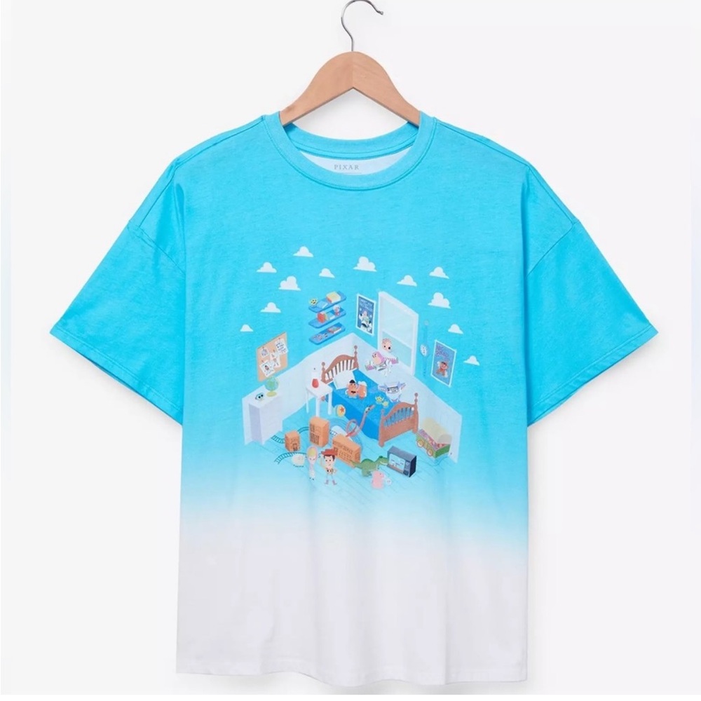 NWOT Her Universe Disney Pixar Toy Story Andy’s Room L Tee Box Lunch Exclusive